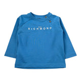 John Richmond Shirt tinta unita con Stampa Azzurro per Neonato RIA26006TS AZZURRO JOHN RICHMOND 