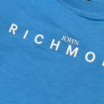 John Richmond Shirt tinta unita con Stampa Azzurro per Neonato RIA26006TS AZZURRO JOHN RICHMOND 