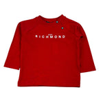 John Richmond Shirt tinta unita con Stampa Rosso per Neonato RIA26006TS ROSSO JOHN RICHMOND 