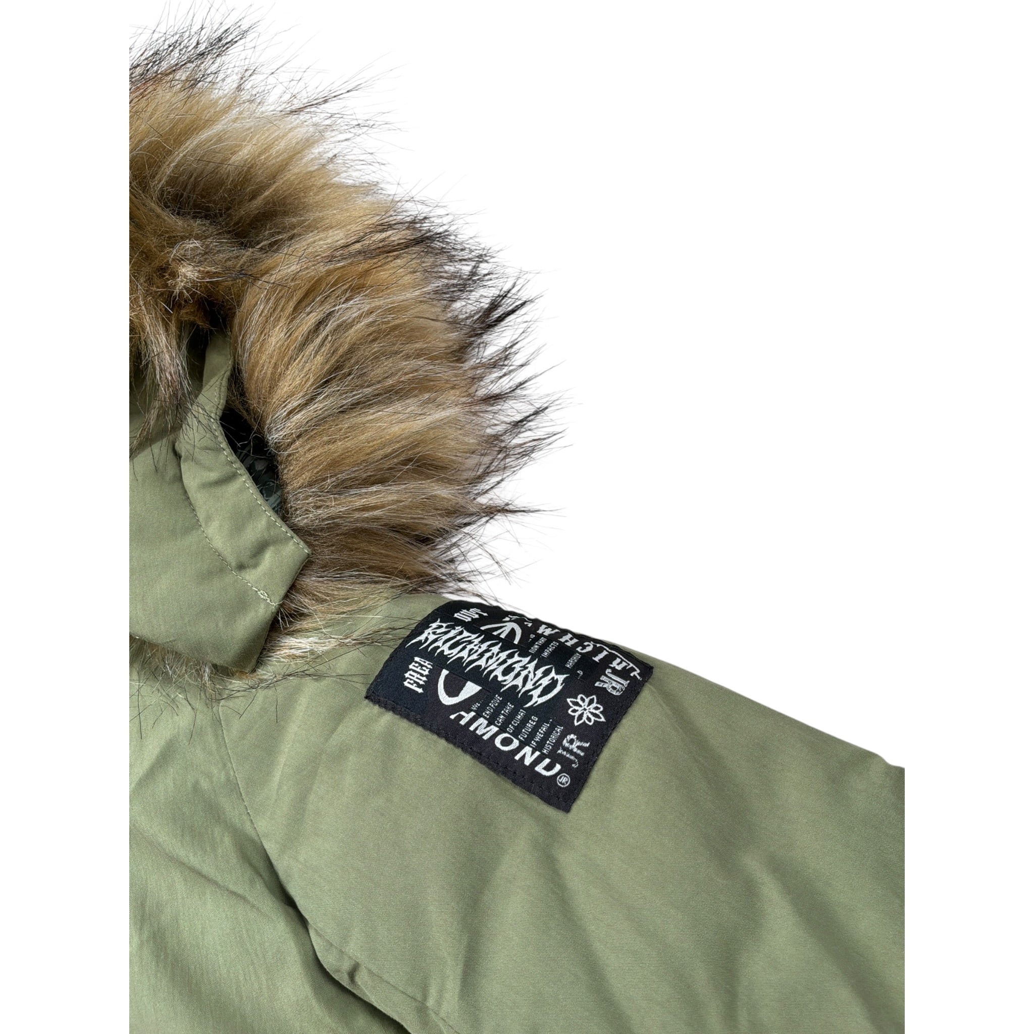 John Richmond Giubbino Modello Parka tinta unita con Cappuccio Verde per Neonato RIA260108PK VERDE JOHN RICHMOND 