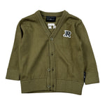 John Richmond Cardigan tinta unita con Logo Verde per Neonato RIA26010CD VERDE JOHN RICHMOND 
