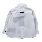 John Richmond Camicia tinta unita con Logo Bianco per Neonato RIA26018CA BIANCO JOHN RICHMOND 