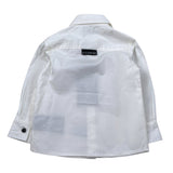 John Richmond Camicia tinta unita con Logo Bianco per Neonato RIA26018CA BIANCO JOHN RICHMOND 