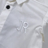 John Richmond Camicia tinta unita con Logo Bianco per Neonato RIA26018CA BIANCO JOHN RICHMOND 