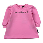 John Richmond Abito Felpa tinta unita con Logo Rosa per Neonata RIA26020VE ROSA JOHN RICHMOND 