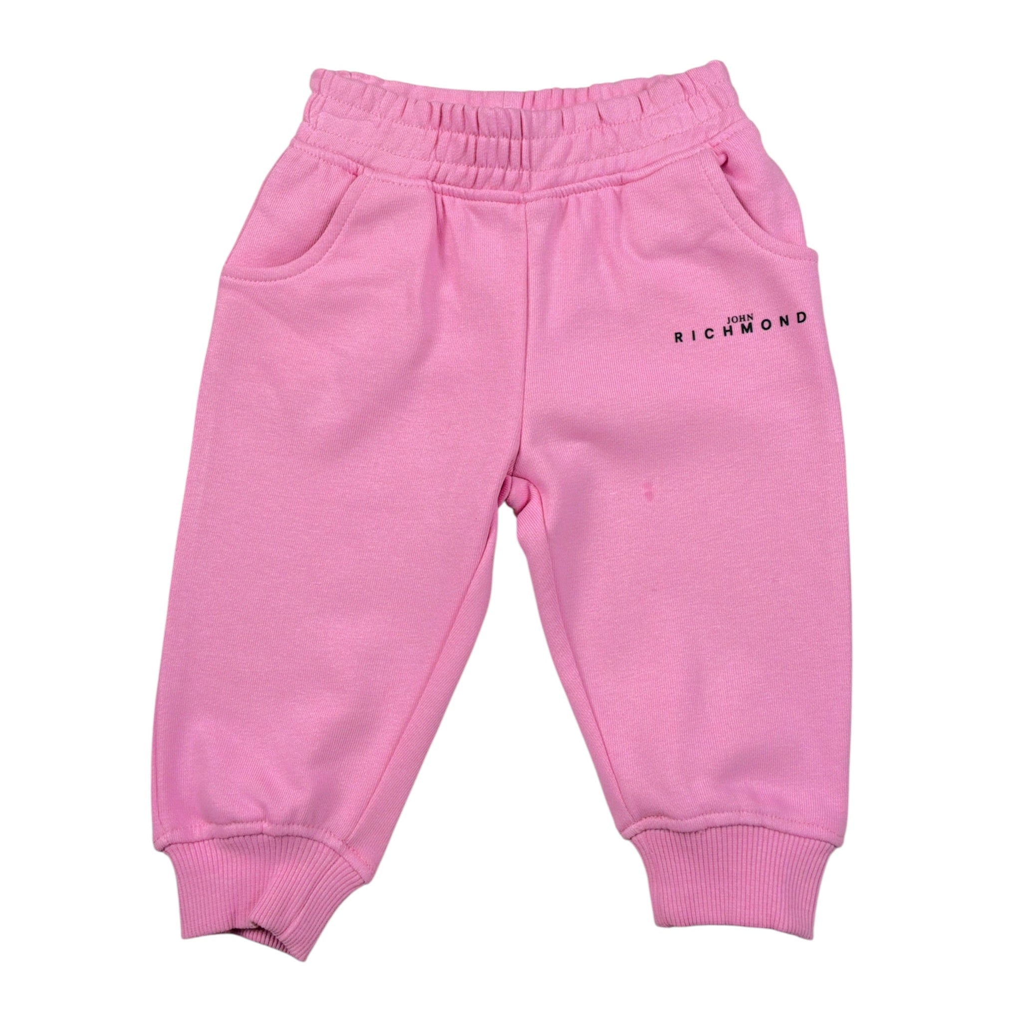 John Richmond Completo 2Pz Felpa-Pantalone Rosa per Neonata RIA26021CF ROSA JOHN RICHMOND 