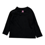 John Richmond Shirt tinta unita con Logo Nero per Neonata RIA26022TS NERO JOHN RICHMOND 