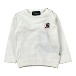 John Richmond Maglia tinta unita con Logo Panna per Neonata RIA26028MA PANNA JOHN RICHMOND 