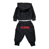John Richmond Completo 2Pz Felpa-Pantalone Nero per Neonato RIA26035CF NERO JOHN RICHMOND 