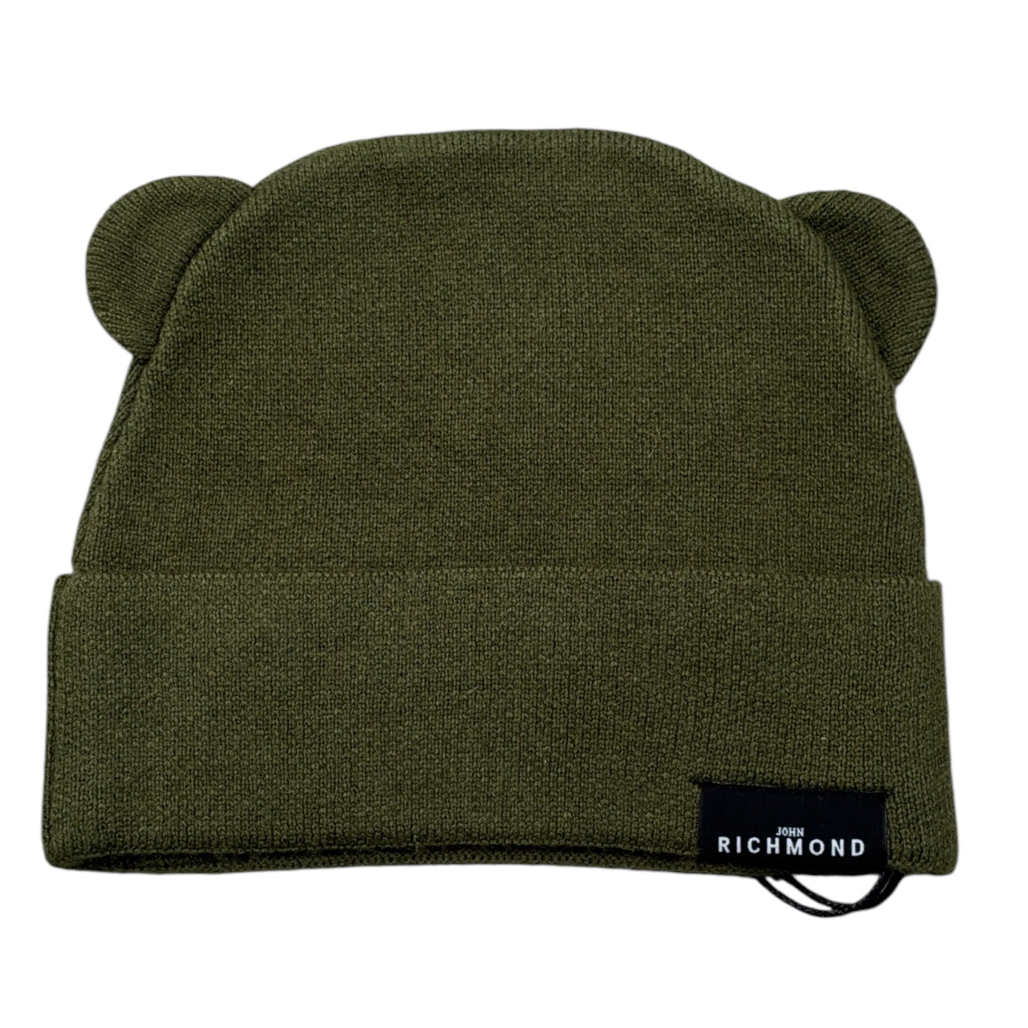 John Richmond Cappello tinta unita con Logo Verde per Bambino RIA26038HAM VERDE JOHN RICHMOND 