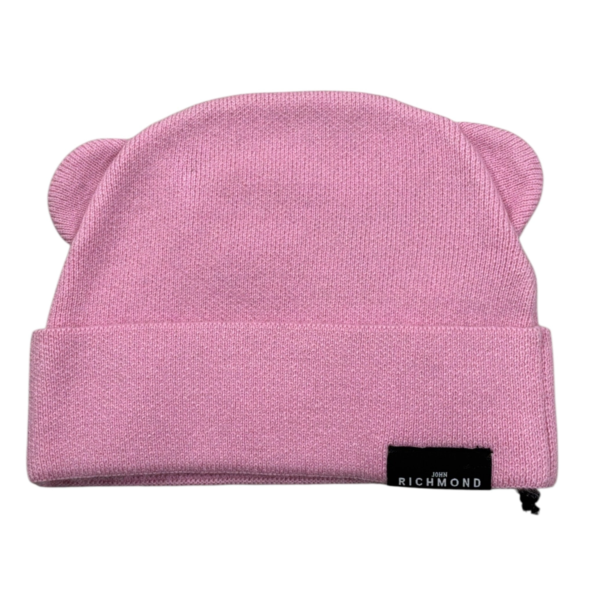 John Richmond Cappello tinta unita con Logo Rosa per Bambina RIA26038HA ROSA JOHN RICHMOND 