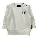 John Richmond Felpa Girocollo tinta unita con Stampa Bianco per Neonato RIA26043FE BIANCO JOHN RICHMOND 