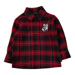 John Richmond Camicie Bicolore con Fantasia Rosso/Nero per Neonato RIA26046CA ROSSO/NERO JOHN RICHMOND 