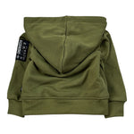 John Richmond Felpa tinta unita con Zip E Cappuccio Verde per Neonato RIA26051FE VERDE JOHN RICHMOND 