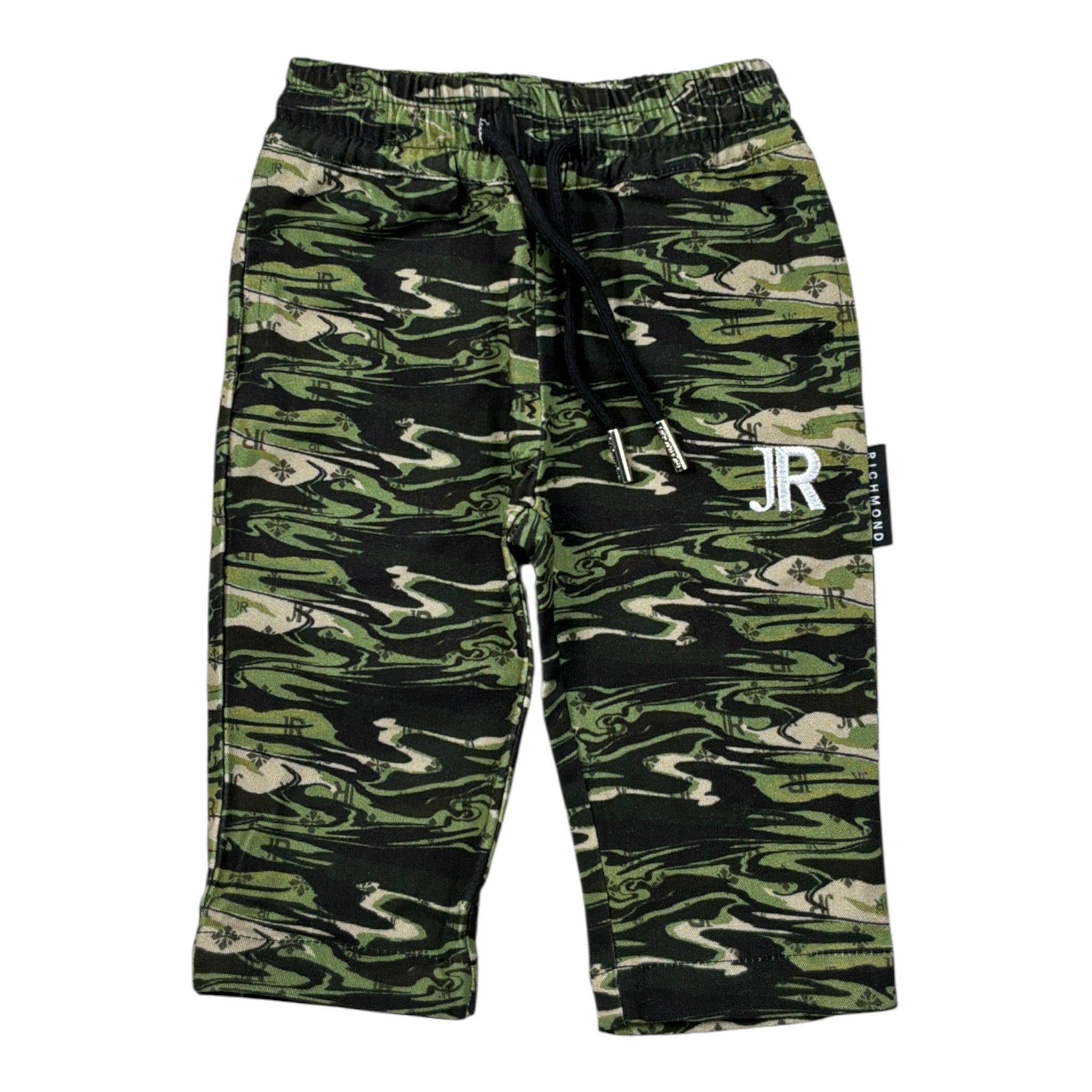 John Richmond Pantalone tinta unita con Fantasia Verde per Neonato RIA26052PA VERDE JOHN RICHMOND 