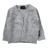 John Richmond Cardigan tinta unita con Logo Grigio per Neonato RIA26055CD GRIGIO JOHN RICHMOND 