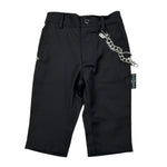 John Richmond Pantalone tinta unita con Elastico In Vita Nero per Neonato RIA26065PA NERO JOHN RICHMOND 