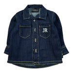 John Richmond Camicia In Denim tinta unita Blu per Neonato RIA26068CA BLU JOHN RICHMOND 