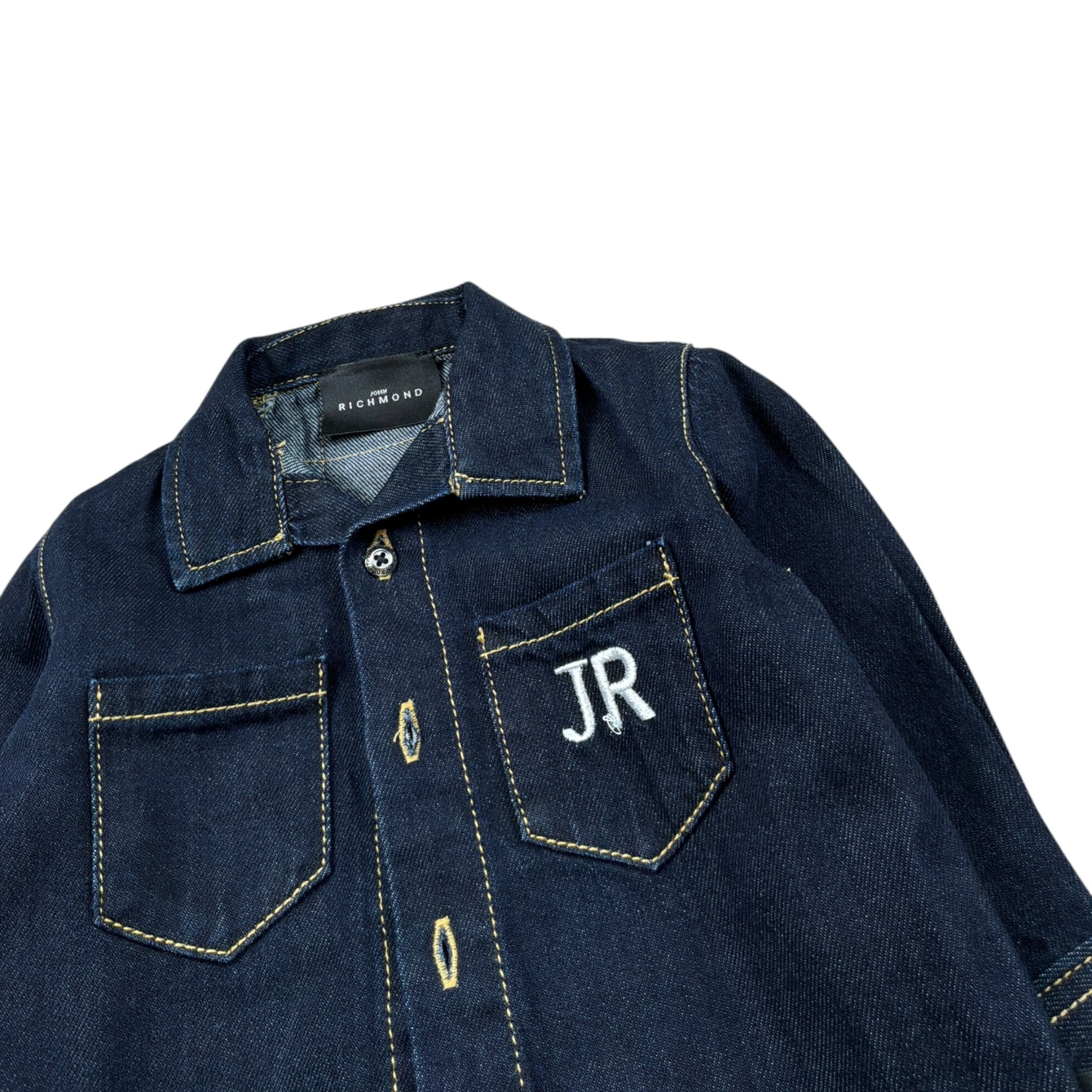 John Richmond Camicia In Denim tinta unita Blu per Neonato RIA26068CA BLU JOHN RICHMOND 