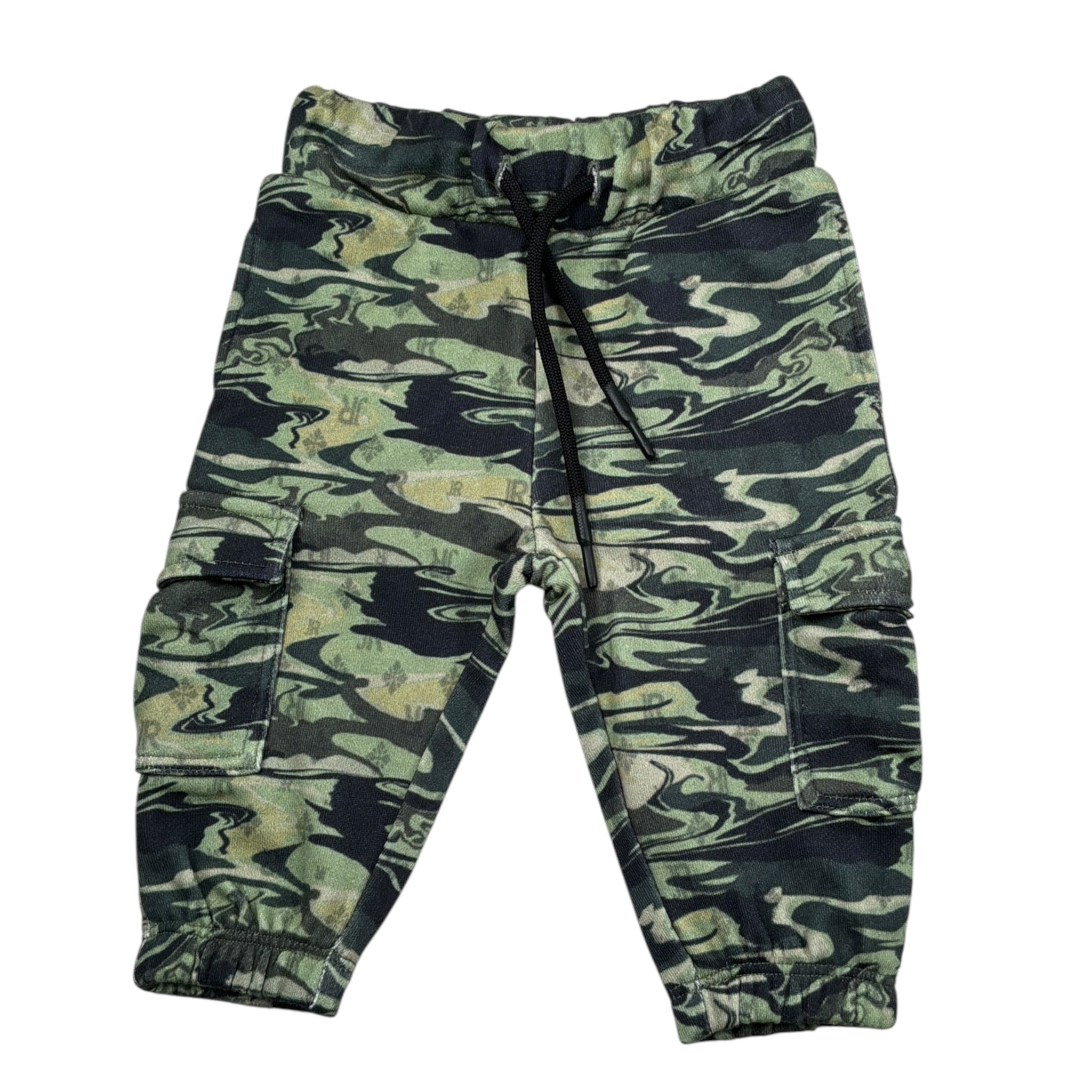 John Richmond Completo 2Pz Shirt-Pantalone Bicolore Bianco/Verde per Neonato RIA26071CJ BIANCO/VERDE JOHN RICHMOND 