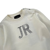 John Richmond Felpa tinta unita con Logo Panna per Neonato RIA26073FE PANNA JOHN RICHMOND 