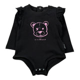 John Richmond Body Manica Lunga tinta unita Nero per Neonata RIA26094BD NERO JOHN RICHMOND 