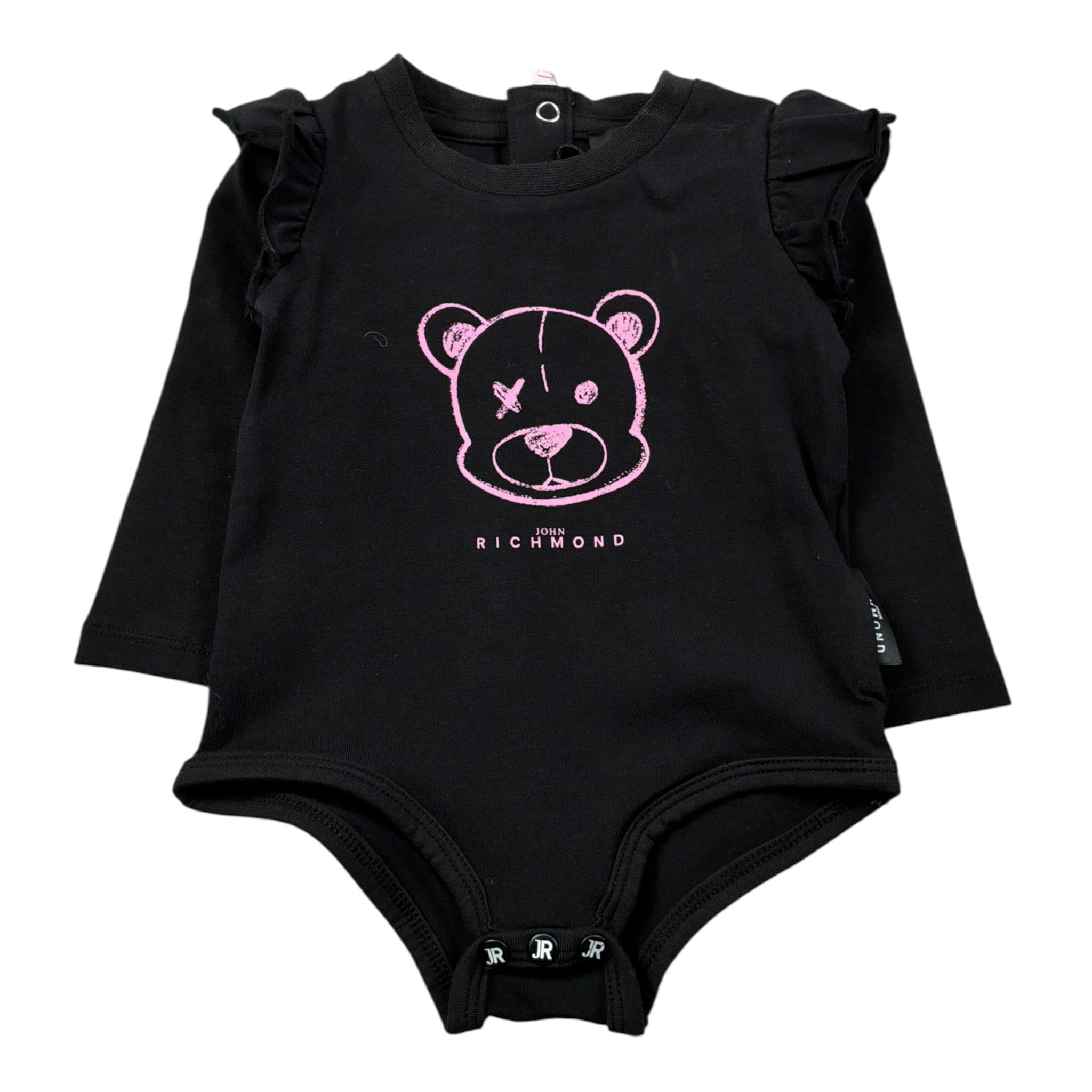 John Richmond Body Manica Lunga tinta unita Nero per Neonata RIA26094BD NERO JOHN RICHMOND 