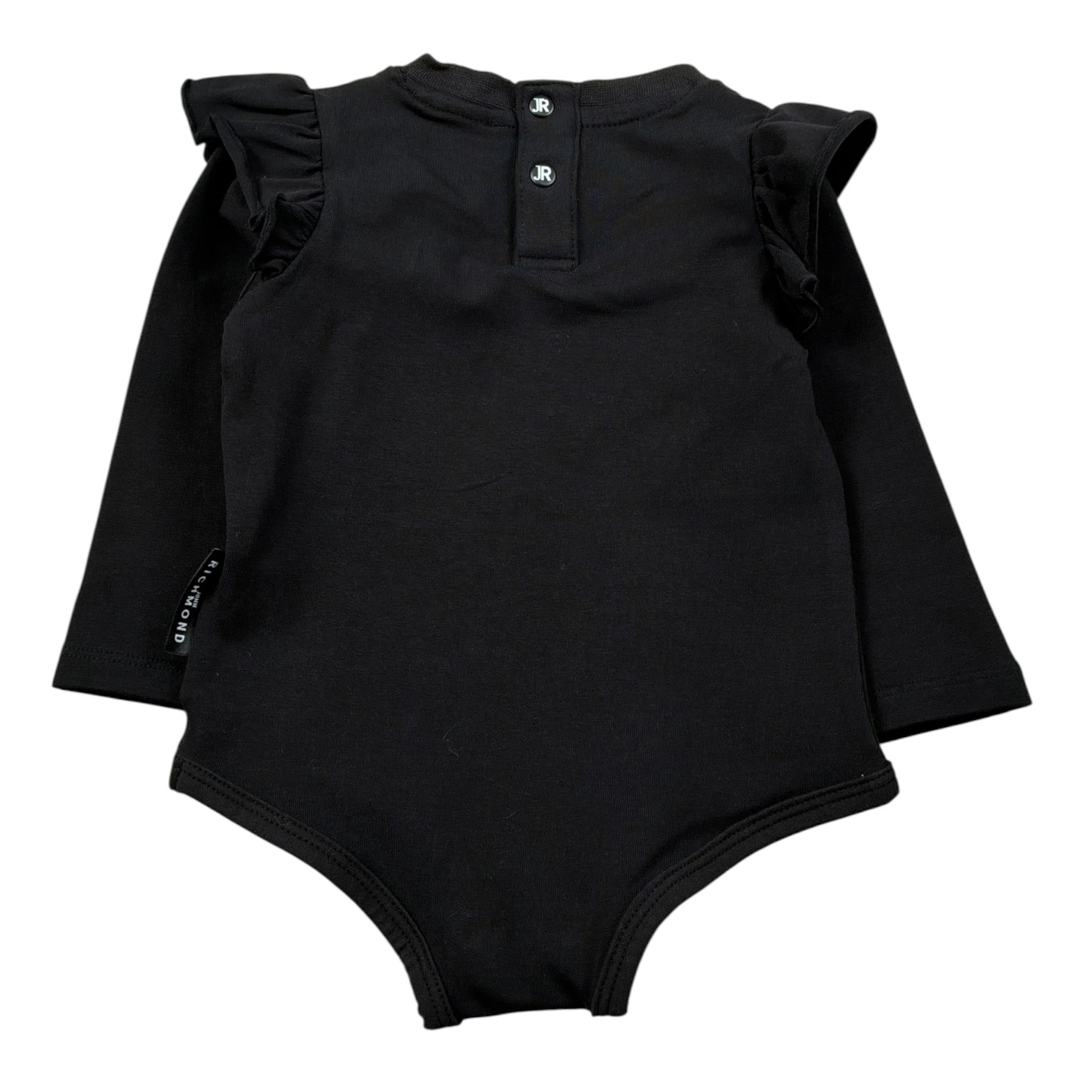 John Richmond Body Manica Lunga tinta unita Nero per Neonata RIA26094BD NERO JOHN RICHMOND 