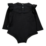 John Richmond Body Manica Lunga tinta unita Nero per Neonata RIA26094BD NERO JOHN RICHMOND 