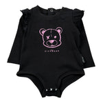 John Richmond Body Manica Lunga tinta unita Nero per Neonata RIA26094BD NERO JOHN RICHMOND 