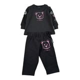 John Richmond Completo 2Pz Felpa-Leggins Nero per Neonata RIA26102CF NERO JOHN RICHMOND 