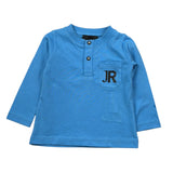 John Richmond Shirt tinta unita con Stampa Azzurro per Neonato RIA26121TS AZZURRO JOHN RICHMOND 