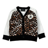 John Richmond Cardigan tinta unita con Fantasia Maculata Bianco per Neonata RIA26127CD BIANCO JOHN RICHMOND 