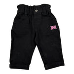 John Richmond Pantalone tinta unita con Stampa Nero per Neonata RIA26142JE NERO JOHN RICHMOND 