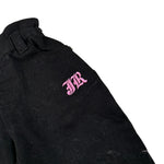 John Richmond Pantalone tinta unita con Stampa Nero per Neonata RIA26142JE NERO JOHN RICHMOND 