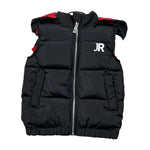 John Richmond Giubbino Smanicato con Zip E Cappuccio Nero per Neonato RIA<26008PI NERO JOHN RICHMOND 
