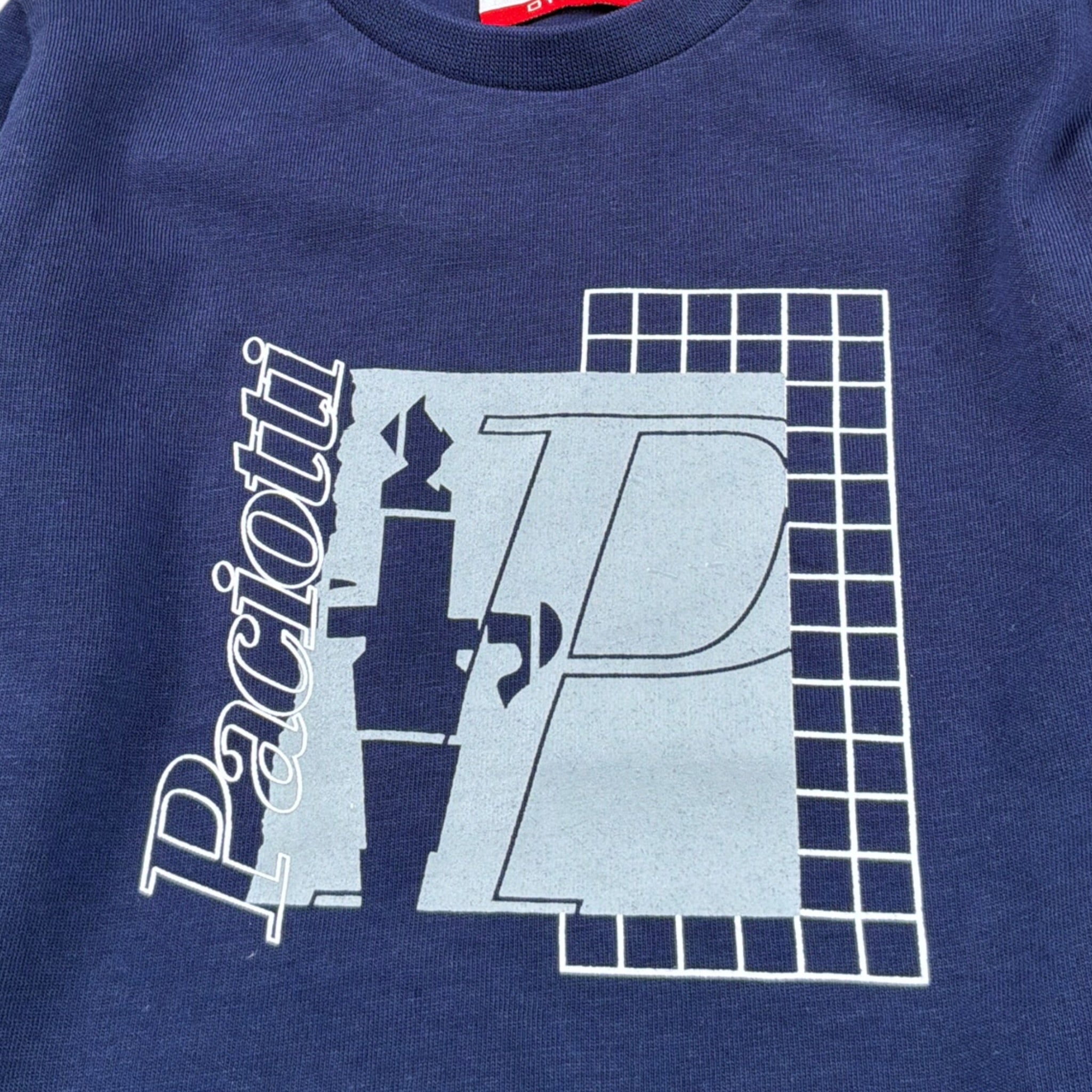 Cesare Paciotti Shirt tinta unita con Stampa Blu per Neonato TSP6322B BLU CESARE PACIOTTI 