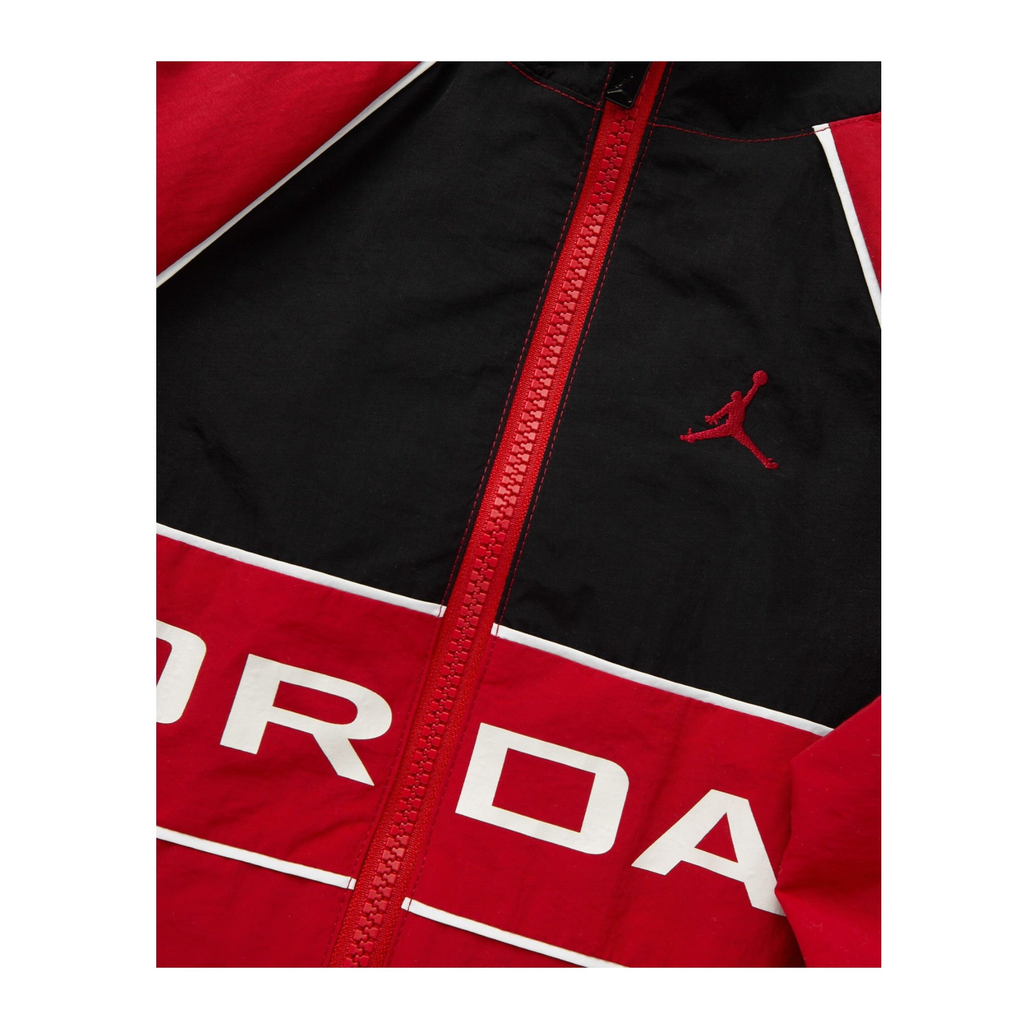Jordan Completo 2 Pezzi Felpa-Pantalone Bicolore Rosso per Neonato 65D763 ROSSO JORDAN 