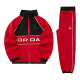 Jordan Completo 2 Pezzi Felpa-Pantalone Rosso per Bambino 85D763 ROSSO JORDAN 