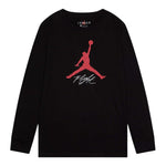 Jordan Shirt Girocollo tinta unita con Stampa Nero per Bambino 95C892 NERO JORDAN 