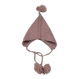 Jose' Varon Cappello tinta unita con Pon Pon Rosa per Neonata 0136142 ROSA JOSE' VARON 