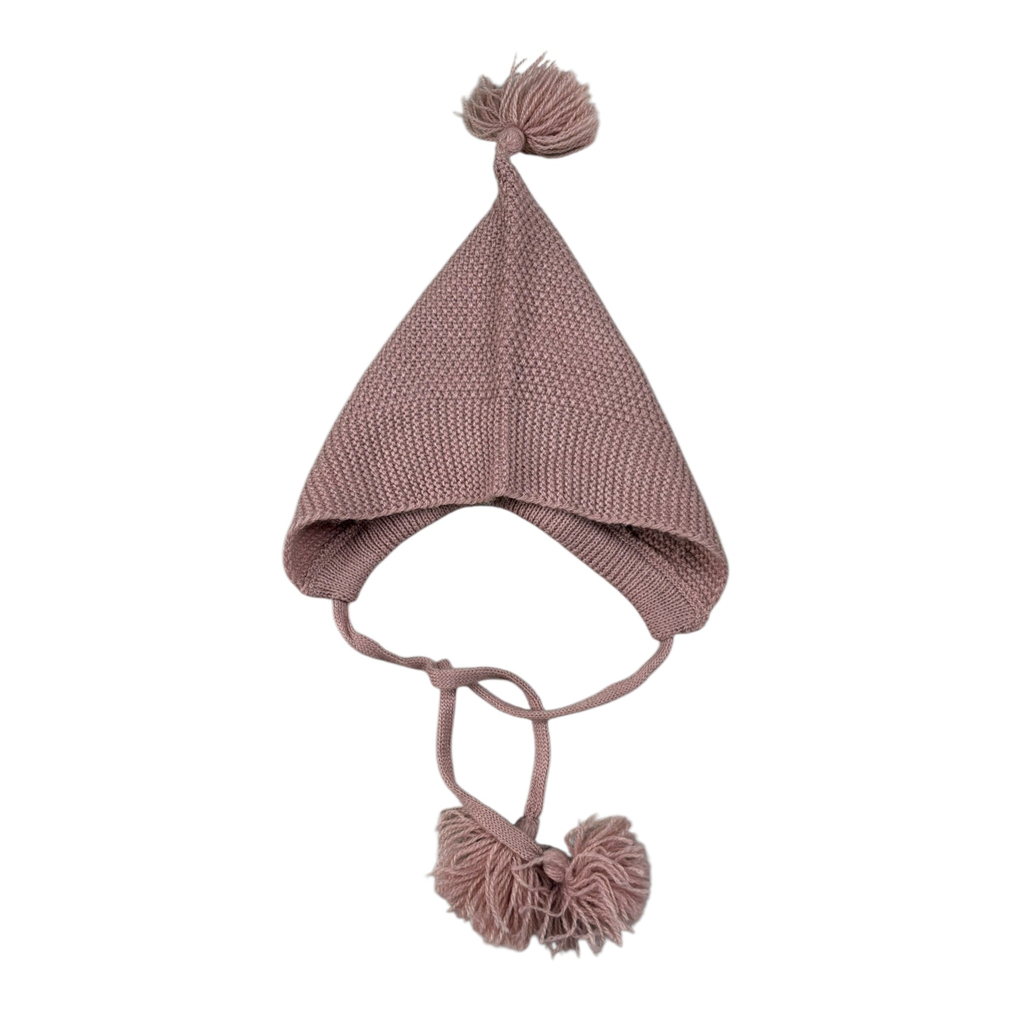 Jose' Varon Cappello tinta unita con Pon Pon Rosa per Neonata 0136142 ROSA JOSE' VARON 