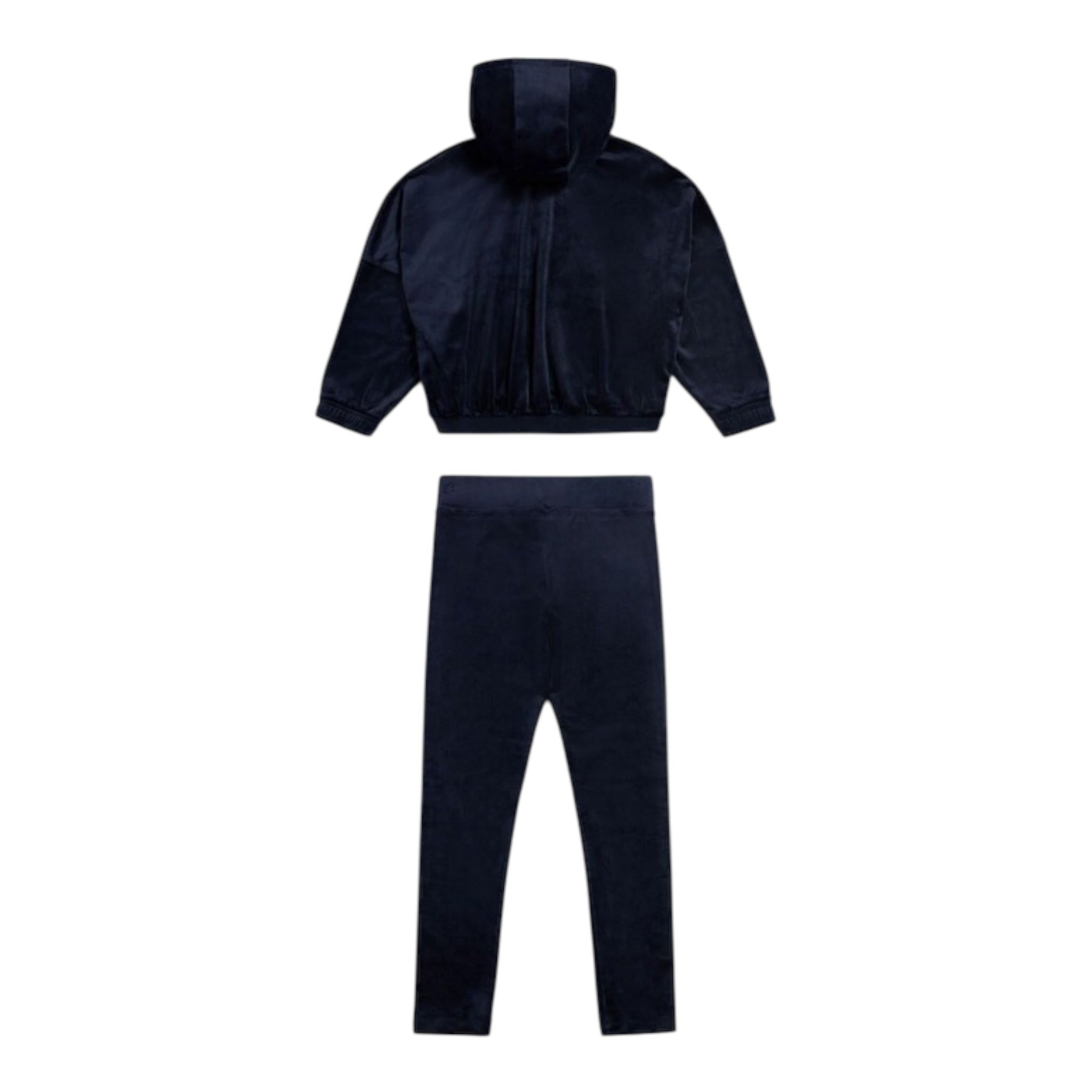 Juicy Couture Completo 2Pz In Velluto Felpa-Leggins Blu per Bambina JBX6617 BLU JUICY COUTURE 