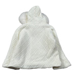 Juliana Cardigan tinta unita con Cappuccio Panna per Neonata 24699X PANNA JULIANA 