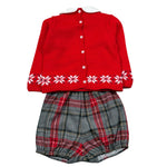 Juliana Completo 2 Pezzi Maglia-Culotte Rosso per Neonato 25585 ROSSO JULIANA 