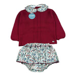 Juliana Completo 2 Pezzi Maglia-Culotte Fuxia per Neonata 25601 FUXIA JULIANA 