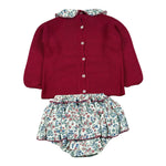 Juliana Completo 2 Pezzi Maglia-Culotte Fuxia per Neonata 25601 FUXIA JULIANA 