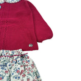 Juliana Completo 2 Pezzi Maglia-Culotte Fuxia per Neonata 25601 FUXIA JULIANA 