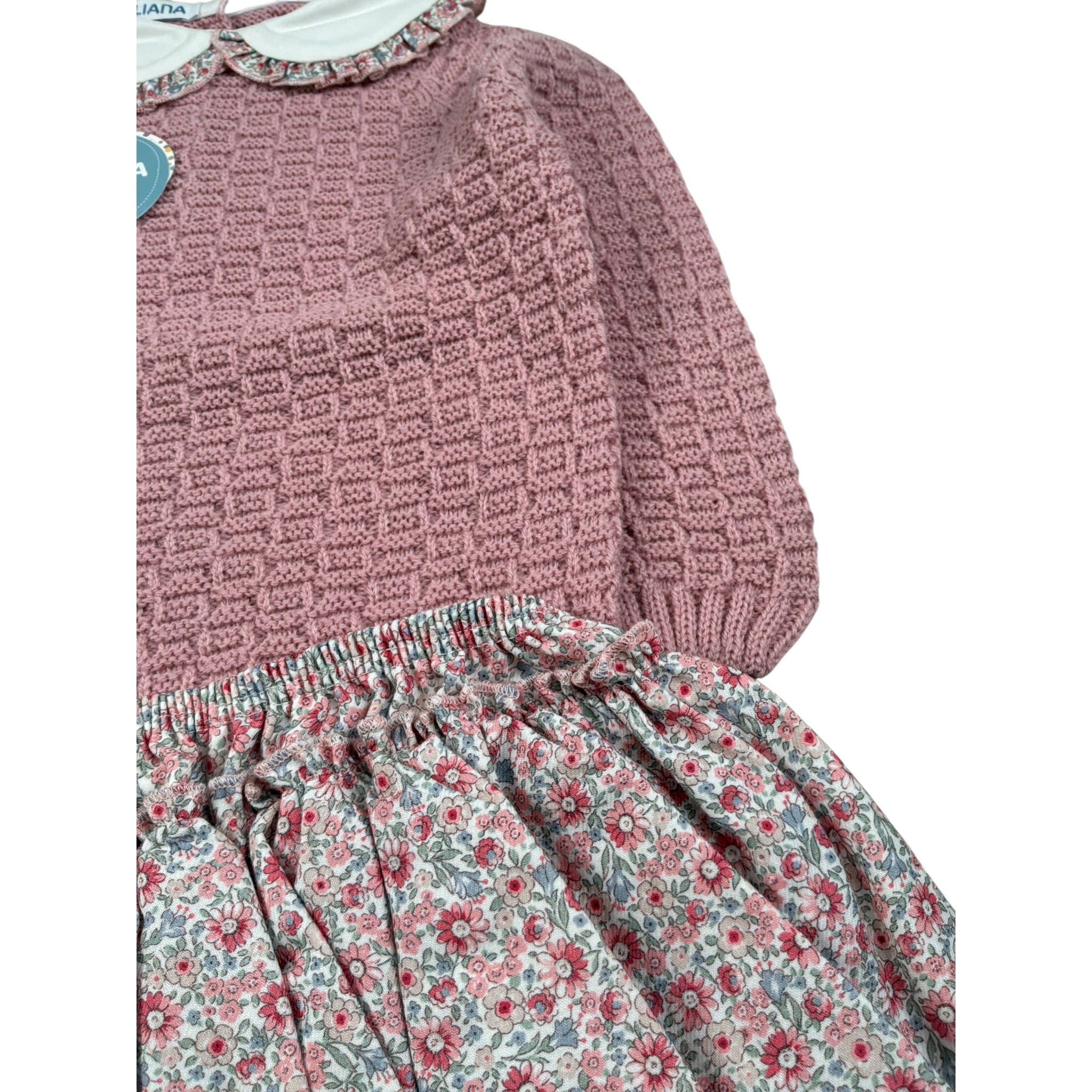 Juliana Completo 2 Pezzi Maglia-Culotte Rosa per Neonata 25603 ROSA JULIANA 
