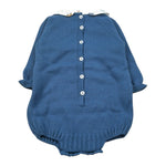 Juliana Pagliaccetto Manica Lunga Tint Unita Blu per Neonato 25624 BLU JULIANA 